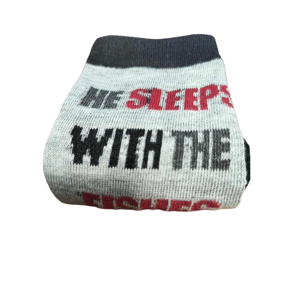 THE GODFATHER He Sleeps With The Fishes Novelty Socks one‎ size